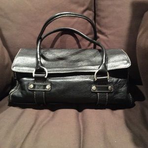 Vintage Michael Kors Black Pebbled Leather Bag